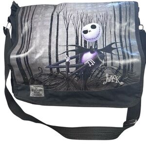 Disney Nightmare Before Christmas Jack Skellington Messenger Laptop Bag READ